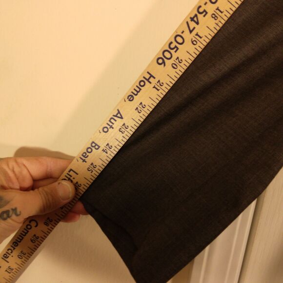 Brooks Brothers suit mens 346 regent fit 45L wool 38x31 gray 2 peice pants blzer - Picture 6 of 16